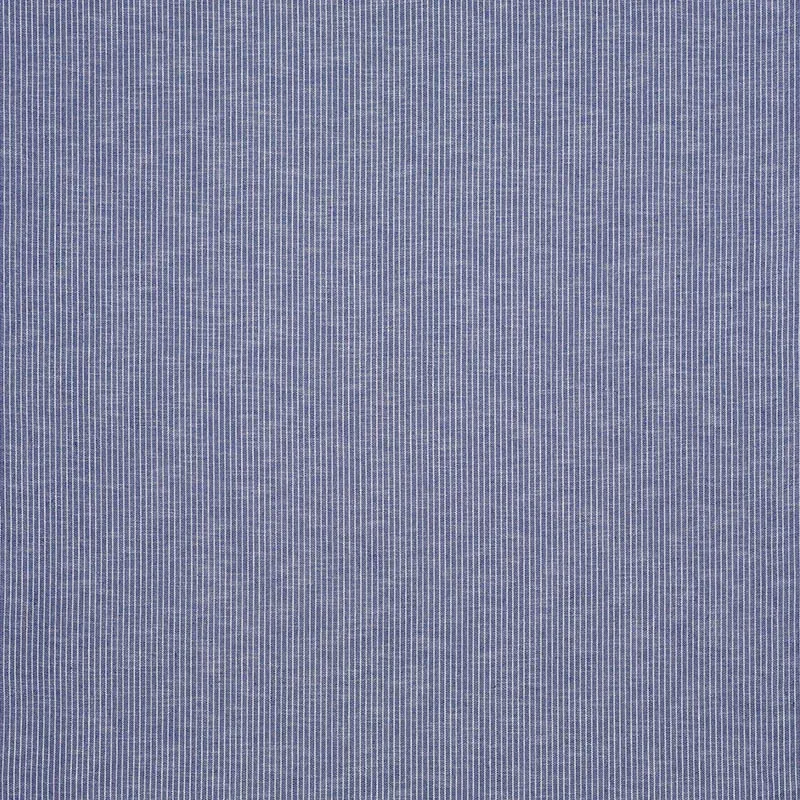 GARTER STRIPE INDOOR/OUTDOOR fabric BLUE color by Schumacher