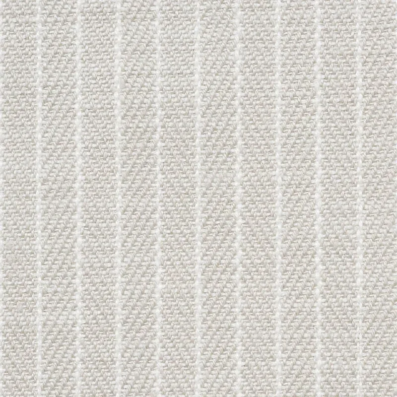 GARTER STRIPE INDOOR/OUTDOOR fabric NATURAL color by Schumacher