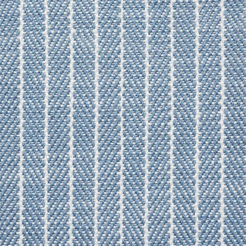 GARTER STRIPE INDOOR/OUTDOOR fabric SKY color by Schumacher