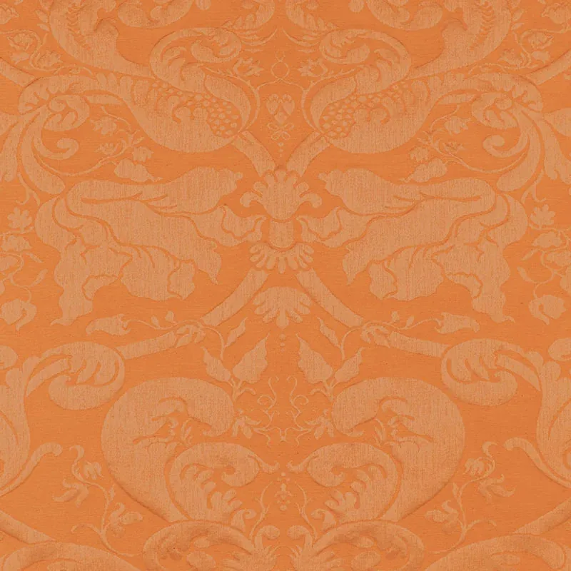 22553 | GAVOTTE BROCATELLE DAMASK – TERRACOTTA