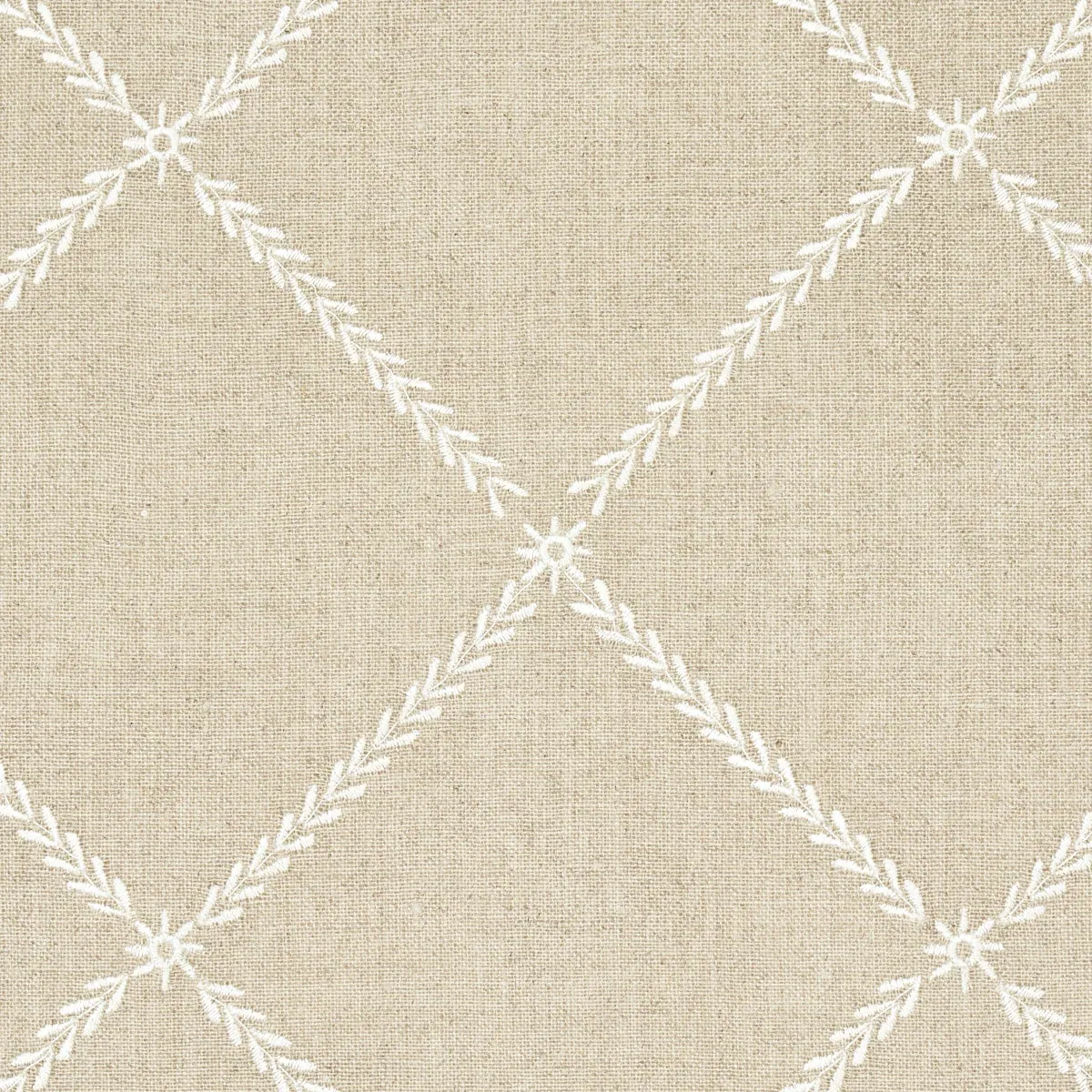 Gemma Sheer Fabric – LINEN | Schumacher | Wallpaper Twins Gemma Sheer fabric LINEN color by Schumacher