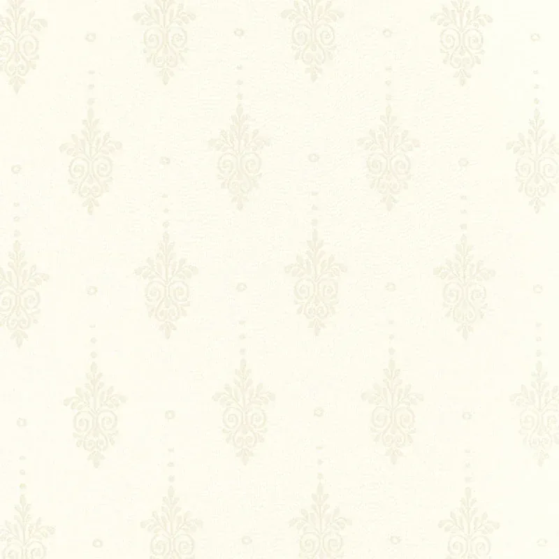 GENEVIEVE MADRAS SHEER fabric IVORY color by Schumacher