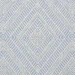 GEOMETRIC WEAVE INDOOR/OUTDOOR Fabric – CHAMBRAY | Schumache GEOMETRIC WEAVE INDOOR/OUTDOOR fabric CHAMBRAY color by Schumacher