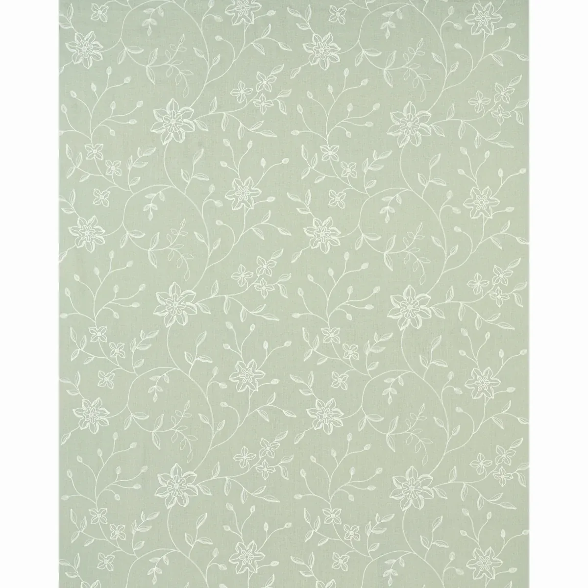 Georgia Linen Embroidery Fabric – AQUA | Schumacher | Wallpa Georgia Linen Embroidery fabric AQUA color by Schumacher