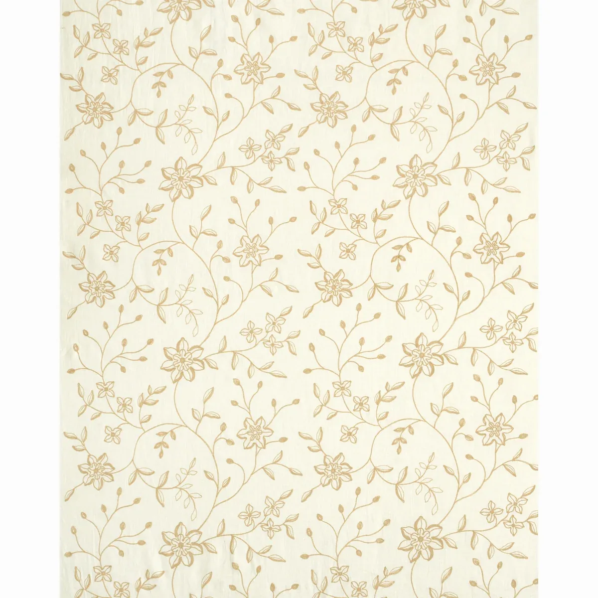 GEORGIA LINEN EMBROIDERY fabric SAND color by Schumacher