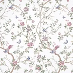 GEORGIA VINE fabric IVORY color by Schumacher