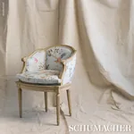 GEORGIA VINE fabric SKY color by Schumacher