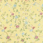 GEORGIA VINE Fabric – SOFT YELLOW | Schumacher | Wallpaper T GEORGIA VINE fabric SOFT YELLOW color by Schumacher