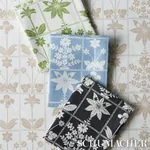 GEORGIA WILDFLOWERS fabric BLUE color by Schumacher