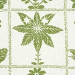 GEORGIA WILDFLOWERS Fabric – LEAF | Schumacher | Wallpaper T GEORGIA WILDFLOWERS fabric LEAF color by Schumacher