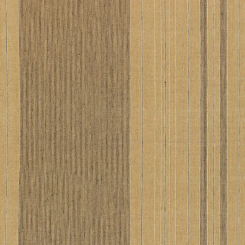 GEORGICA LINEN STRIPE fabric DENIM color by Schumacher
