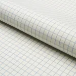 GEORGIE REVERSIBLE CHECK fabric CHINA BLUE color by Schumacher