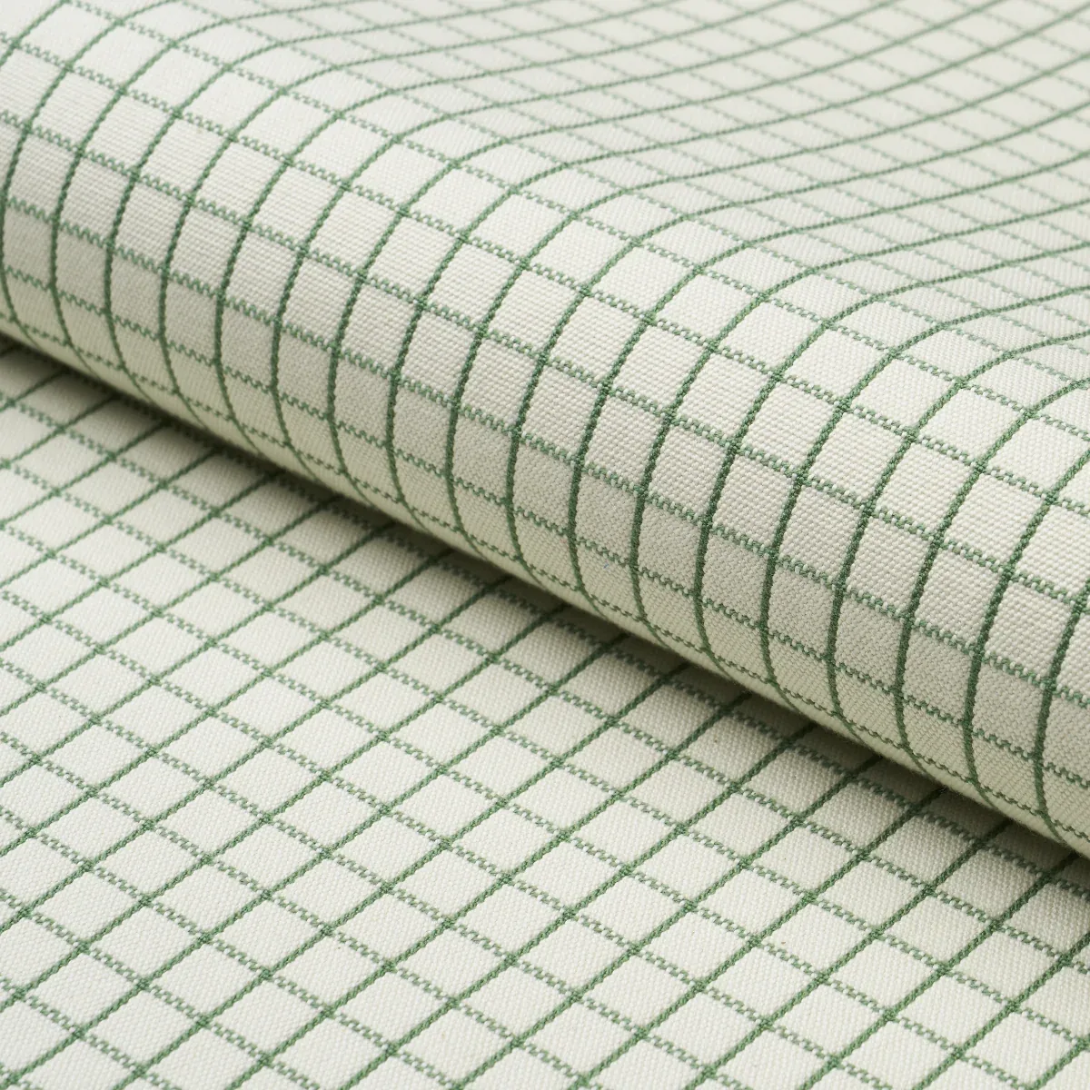 GEORGIE REVERSIBLE CHECK fabric EMERALD color by Schumacher