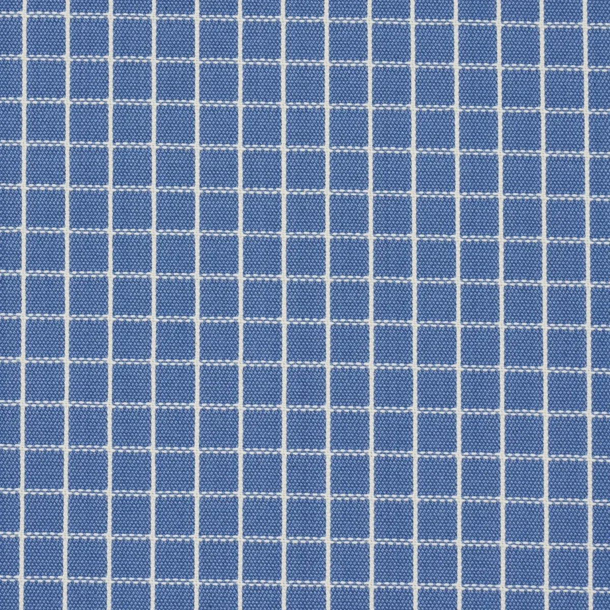 GEORGIE REVERSIBLE CHECK fabric INDIGO color by Schumacher