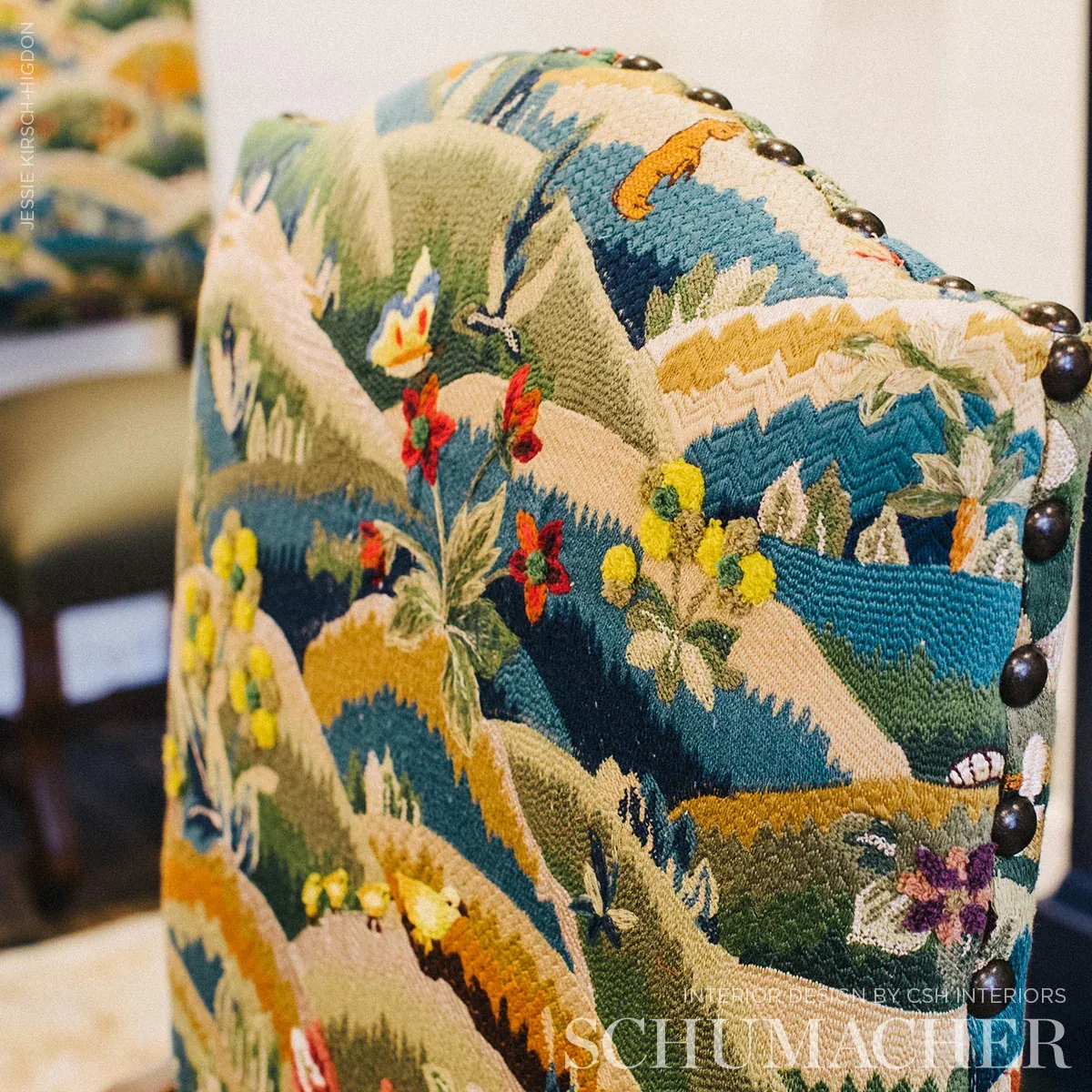 GERRY EMBROIDERY Fabric – DOCUMENT | Schumacher | Wallpaper GERRY EMBROIDERY fabric DOCUMENT color by Schumacher