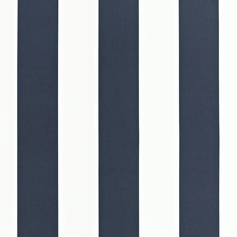 GEYER STRIPE fabric NAVY color by Schumacher