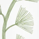 GINKGO EMBROIDERY fabric LEAF color by Schumacher