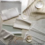 GIORGIO SHEER Fabric – PLATINUM | Schumacher | Wallpaper Twi GIORGIO SHEER fabric PLATINUM color by Schumacher