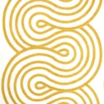 Giraldi Embroidery Fabric – GOLD | Schumacher | Wallpaper Tw Giraldi Embroidery fabric GOLD color by Schumacher