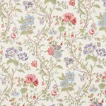 GISELLE FLORAL Fabric – IVORY | Schumacher | Wallpaper Twins GISELLE FLORAL fabric IVORY color by Schumacher