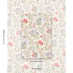 GISELLE FLORAL Fabric – IVORY | Schumacher | Wallpaper Twins GISELLE FLORAL fabric IVORY color by Schumacher