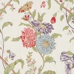 GISELLE FLORAL Fabric – IVORY | Schumacher | Wallpaper Twins GISELLE FLORAL fabric IVORY color by Schumacher