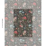 GISELLE FLORAL Fabric – NOIR | Schumacher | Wallpaper Twins GISELLE FLORAL fabric NOIR color by Schumacher