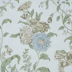 GISELLE FLORAL Fabric – SKY | Schumacher | Wallpaper Twins GISELLE FLORAL fabric SKY color by Schumacher