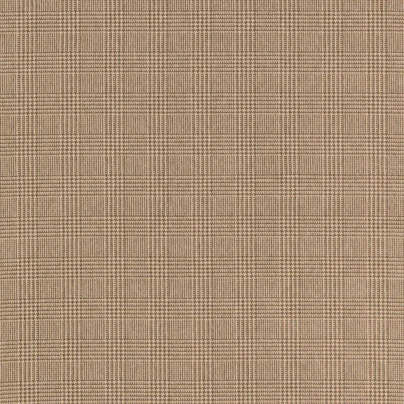 GLEN PLAID VELVET fabric ANTELOPE color by Schumacher