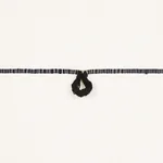 GLOBO KNOTTED HANDWOVEN fabric BLACK color by Schumacher