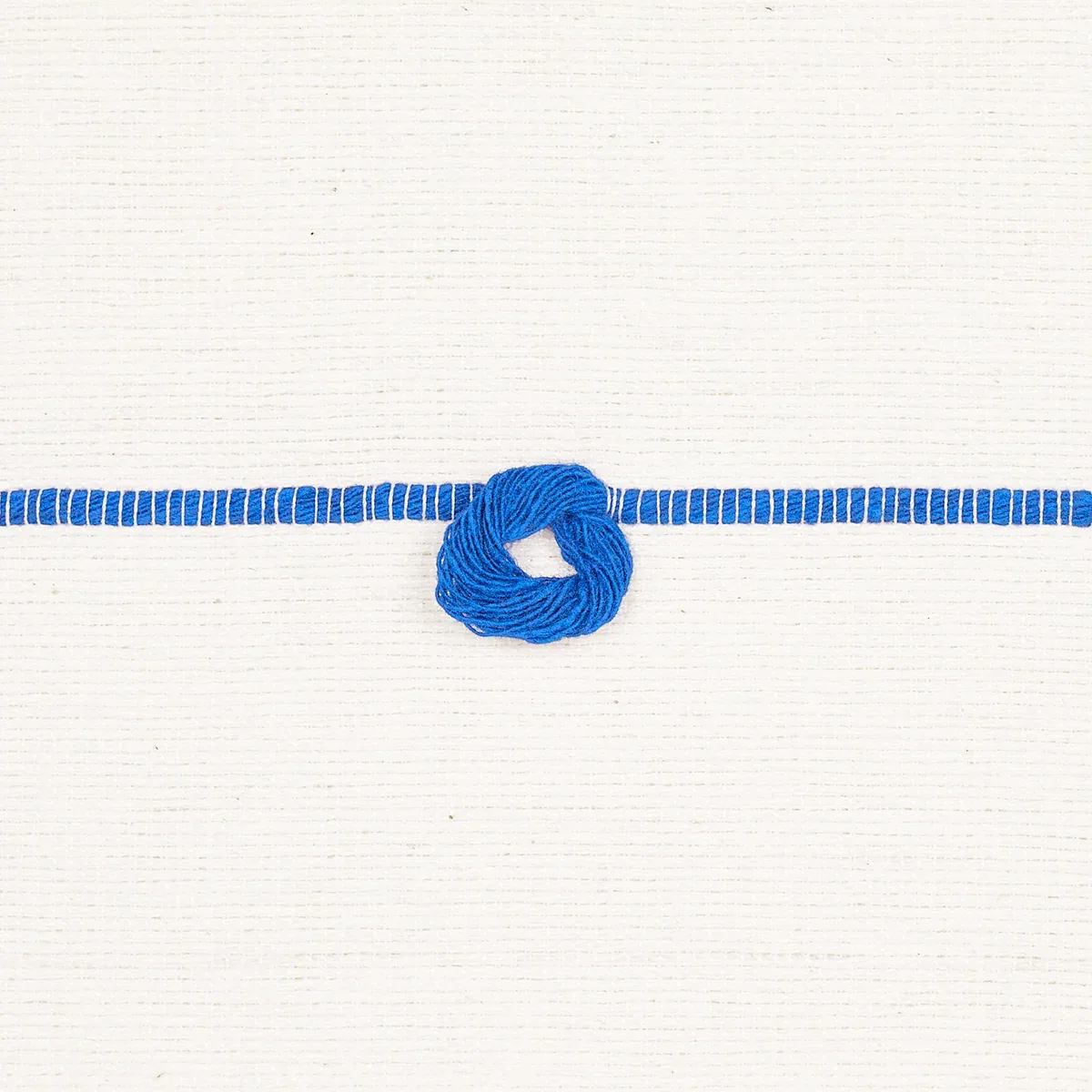 GLOBO KNOTTED HANDWOVEN Fabric – ROYAL BLUE | Schumacher | W GLOBO KNOTTED HANDWOVEN fabric ROYAL BLUE color by Schumacher