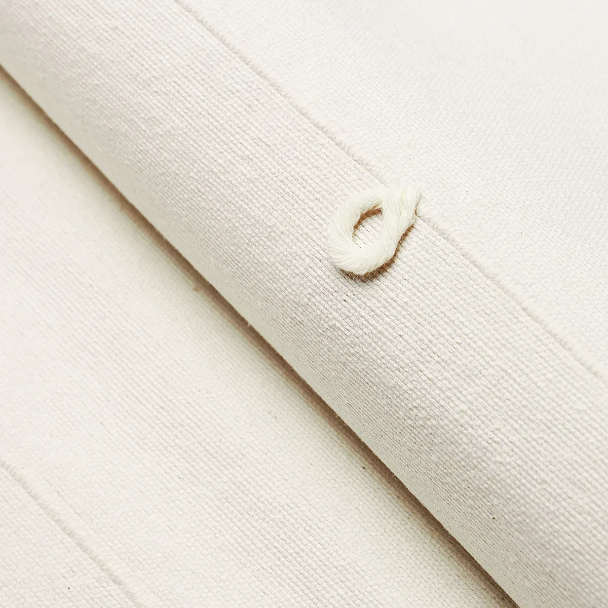 GLOBO KNOTTED HANDWOVEN fabric WHITE color by Schumacher