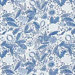 GLORIA Fabric – DELFT | Schumacher | Wallpaper Twins GLORIA fabric DELFT color by Schumacher