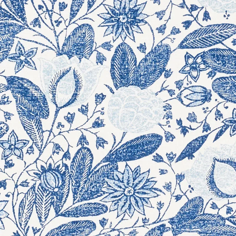 GLORIA Fabric – DELFT | Schumacher | Wallpaper Twins GLORIA fabric DELFT color by Schumacher