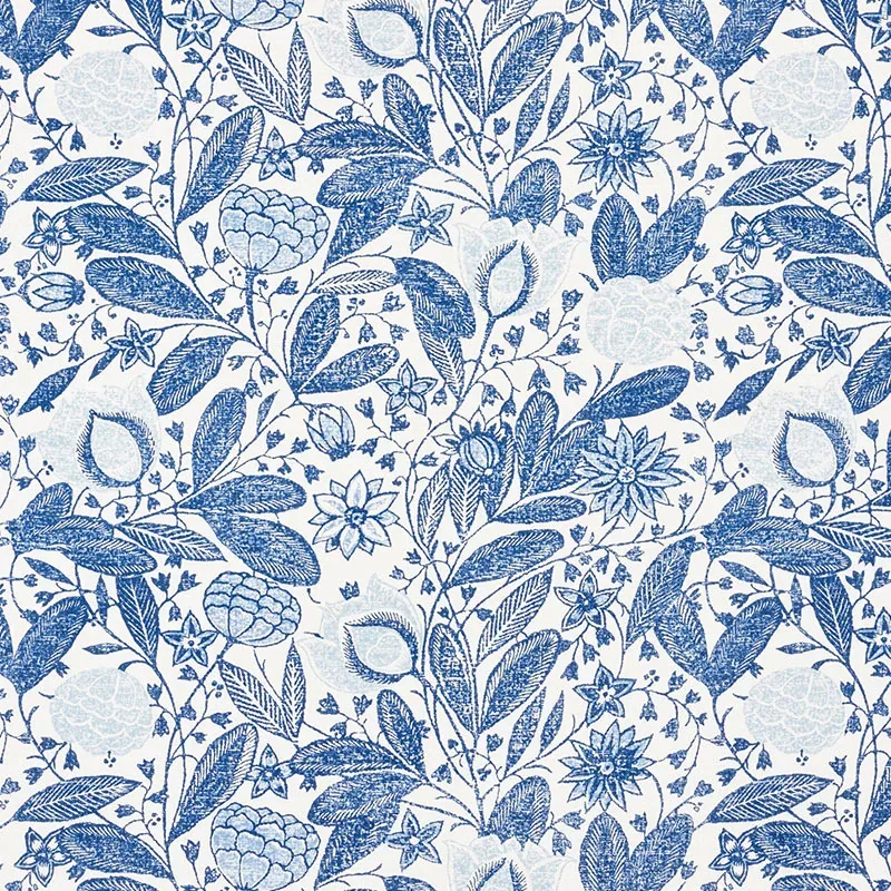 GLORIA fabric DELFT color by Schumacher