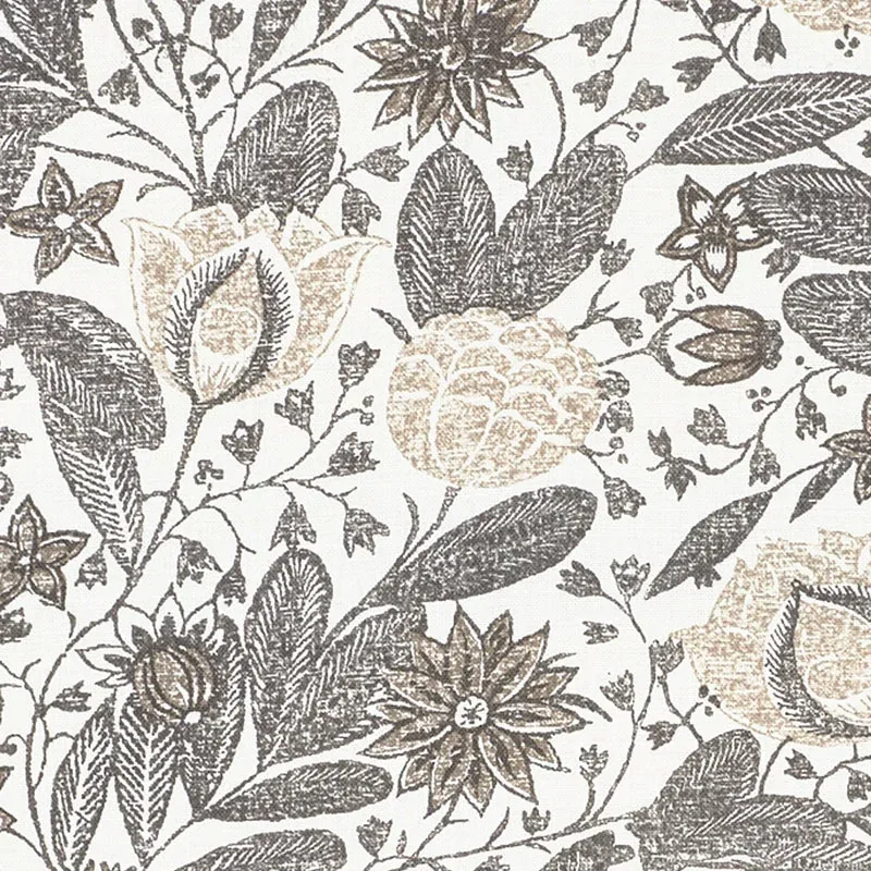 GLORIA Fabric – GRISAILLE | Schumacher | Wallpaper Twins GLORIA fabric GRISAILLE color by Schumacher
