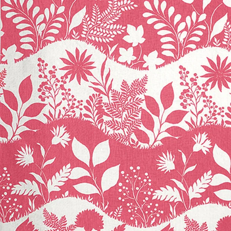 GOOD DAY SUNSHINE fabric FLAMINGO color by Schumacher
