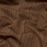 GRACIE SOLID STRIÉ Fabric – BROWN | Schumacher | Wallpaper T GRACIE SOLID STRIÉ fabric BROWN color by Schumacher