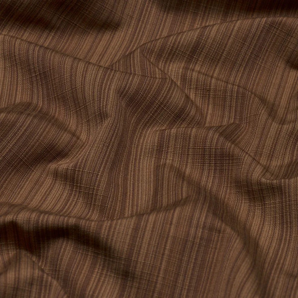 GRACIE SOLID STRIÉ Fabric – BROWN | Schumacher | Wallpaper T GRACIE SOLID STRIÉ fabric BROWN color by Schumacher