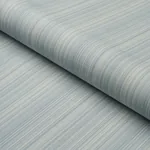 GRACIE SOLID STRIÉ fabric CHINA BLUE color by Schumacher