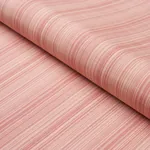 GRACIE SOLID STRIÉ fabric FADED RED color by Schumacher
