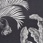 GRAND PALMS Fabric – CARBON | Schumacher | Wallpaper Twins GRAND PALMS fabric CARBON color by Schumacher
