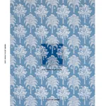 GRAND PALMS INDOOR/OUTDOOR Fabric – NAVY | Schumacher | Wall GRAND PALMS INDOOR/OUTDOOR fabric NAVY color by Schumacher