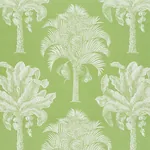 GRAND PALMS Fabric – LEAF | Schumacher | Wallpaper Twins GRAND PALMS fabric LEAF color by Schumacher