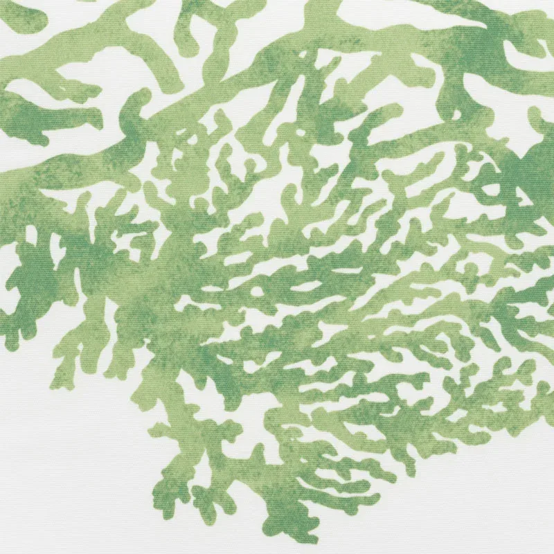 GREAT BARRIER REEF II fabric GREEN color by Schumacher