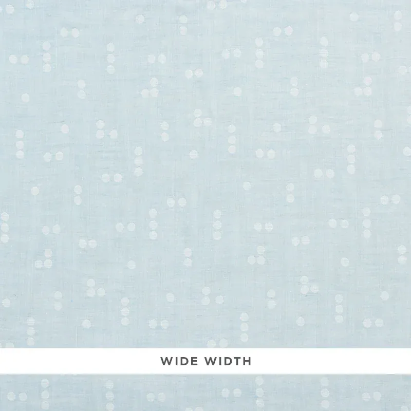 GREAT ROCK SHEER fabric SKY color by Schumacher