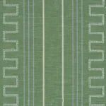 GRECO STRIPE fabric GREEN color by Schumacher