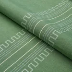 GRECO STRIPE fabric GREEN color by Schumacher