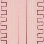 GRECO STRIPE fabric PINK color by Schumacher