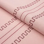 GRECO STRIPE fabric PINK color by Schumacher